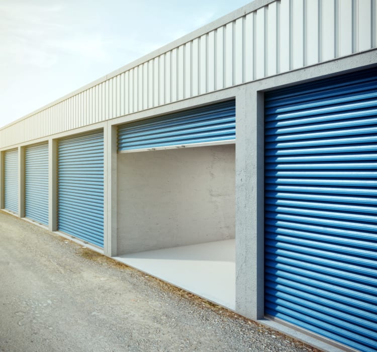 Drive-up access to storage at Storage Star Pond Springs in Austin, Texas