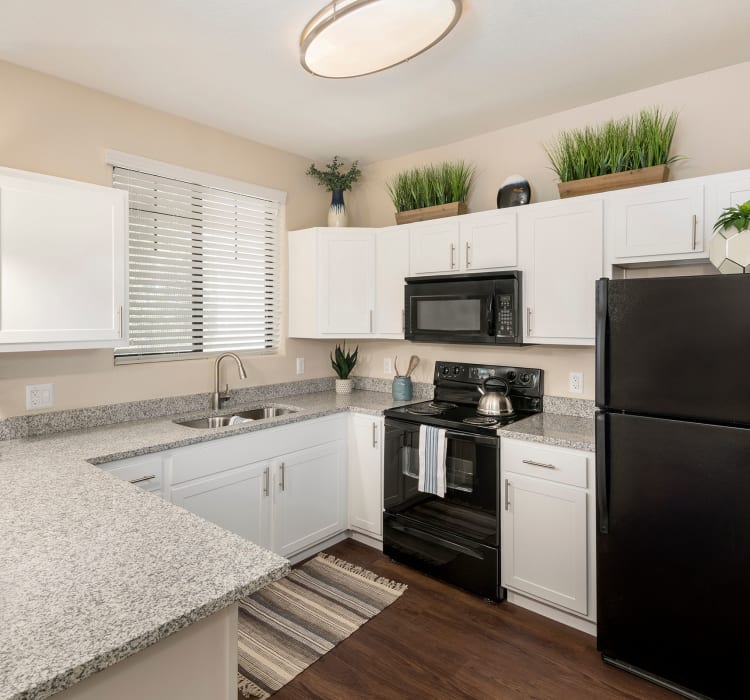 Model living room at Broadstone Desert Sky