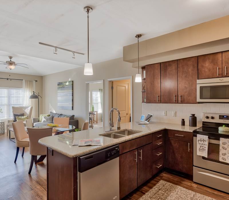 View floor plans at The Landing at Briarcliff in Kansas City, Missouri