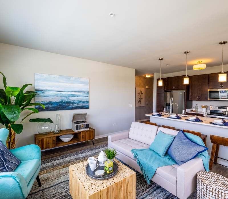 View floor plans at The Bluffs in Romeoville, Illinois
