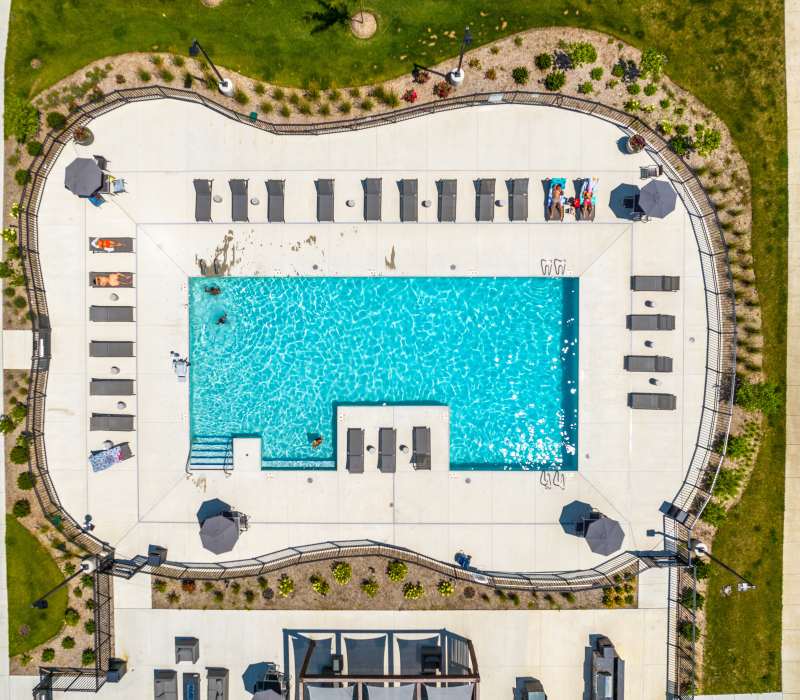 View amenities at The Bluffs in Romeoville, Illinois