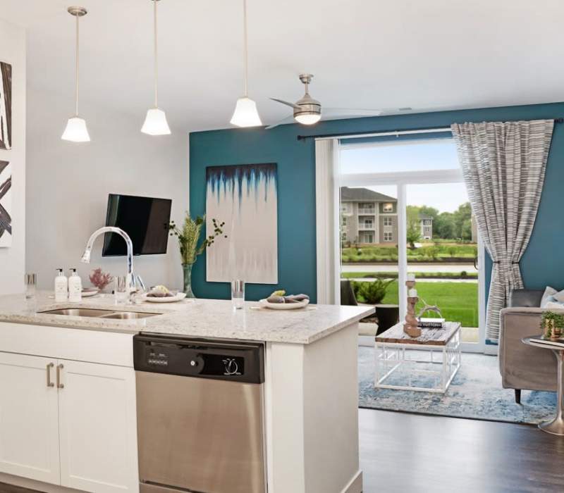 View floor plans at Satori Flats in Avon, Indiana
