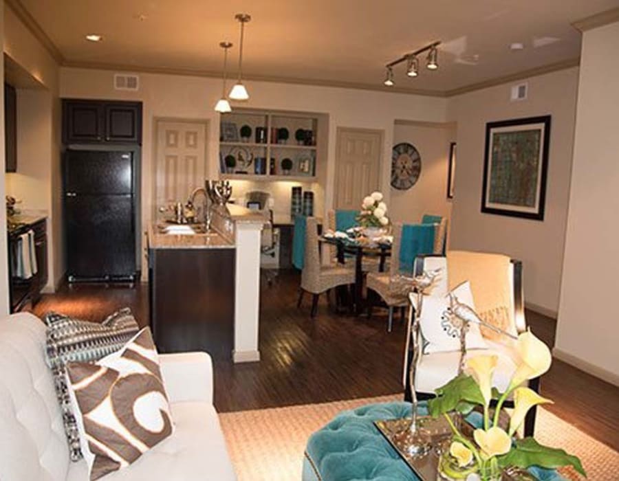 Model apartment at Palms at Cinco Ranch in Richmond, Texas