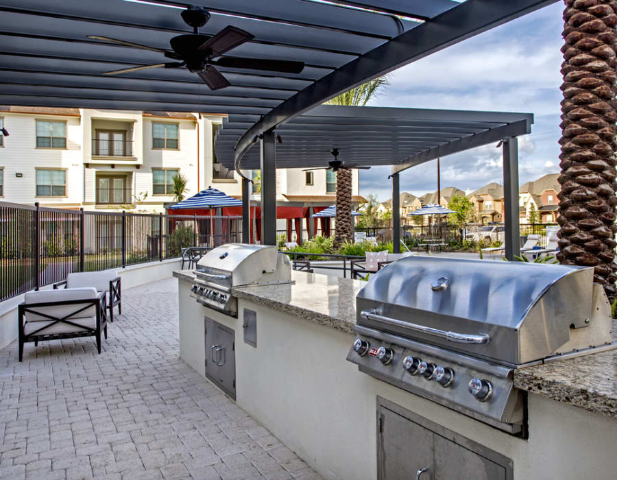 bbq station at The Standard at EastPoint in Baytown, Texas