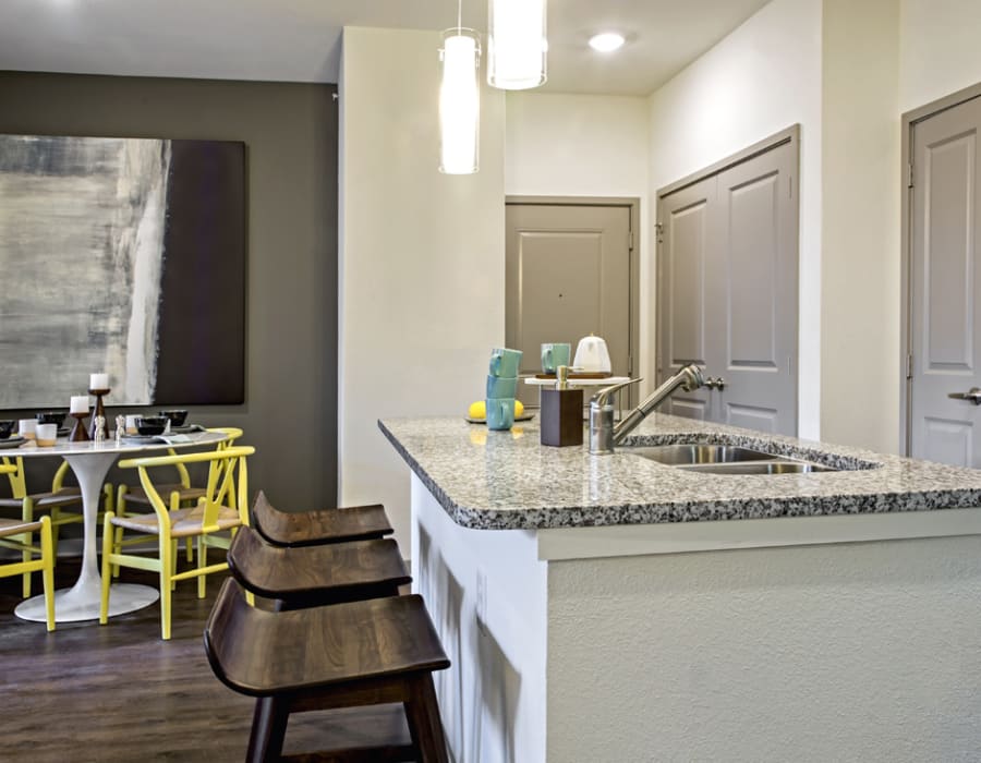 Model apartment at The Standard at EastPoint in Baytown, Texas