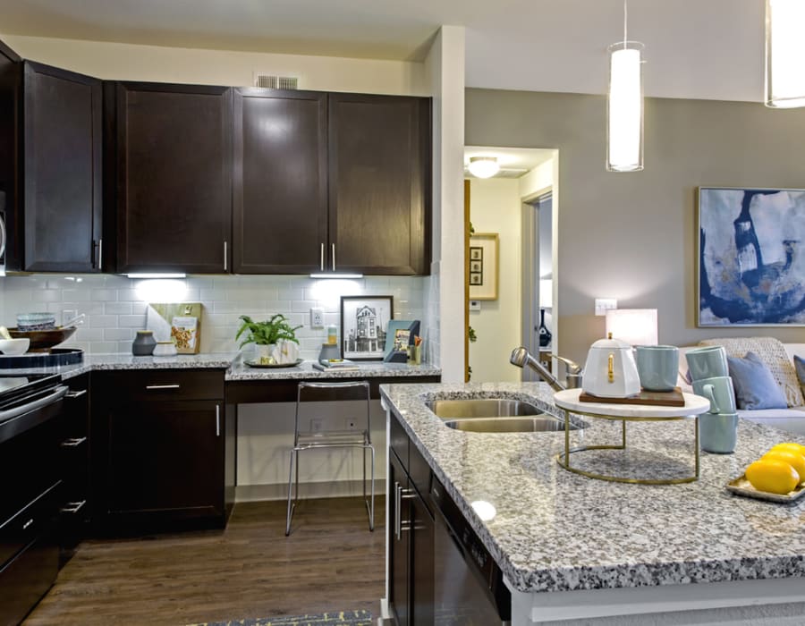 Modern appliances at The Standard at EastPoint in Baytown, Texas 