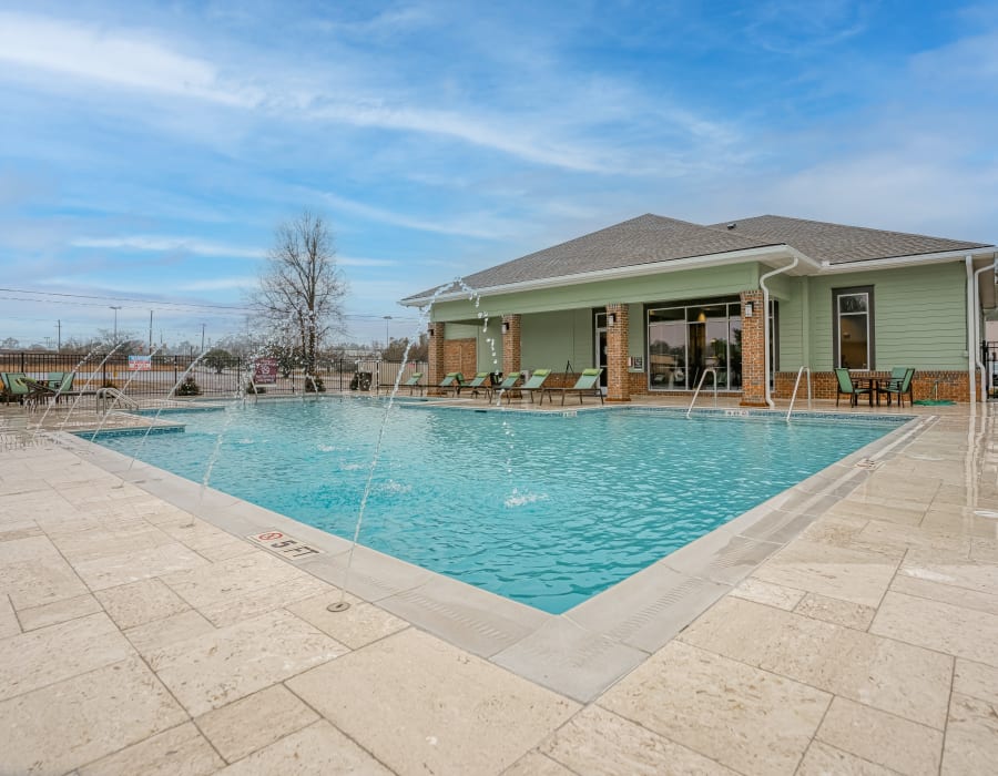 Pool area at Fountains of Edenwood in Cayce, South Carolina