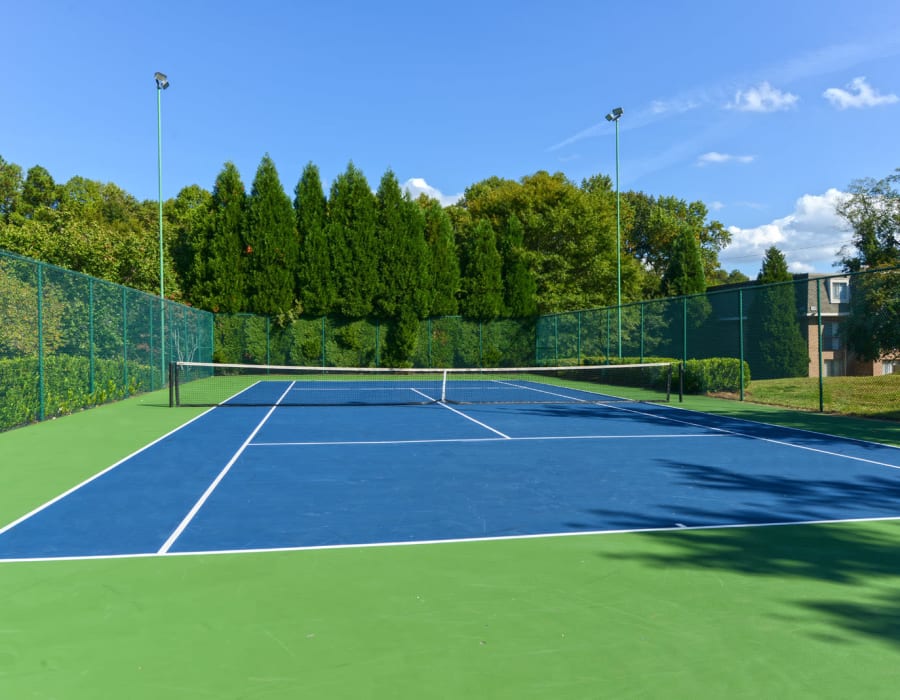 Tennis courts area at The Farrington Apartment Homes in Columbia, South Carolina