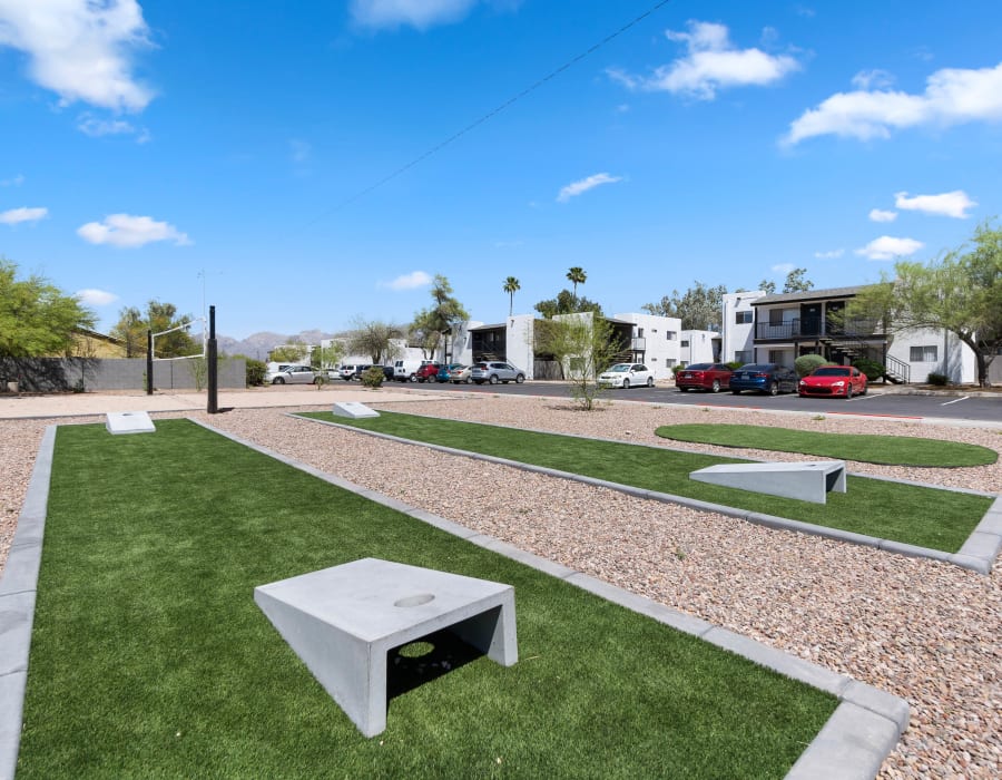 Enjoy our outdoor amenities at Las Brisas Apartments in Tucson, Arizona