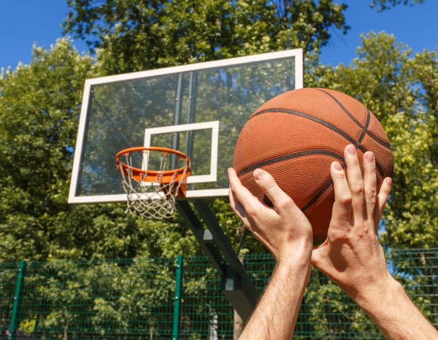 Shoot your shot on our basketball hoops at Las Brisas Apartments in Tucson, Arizona