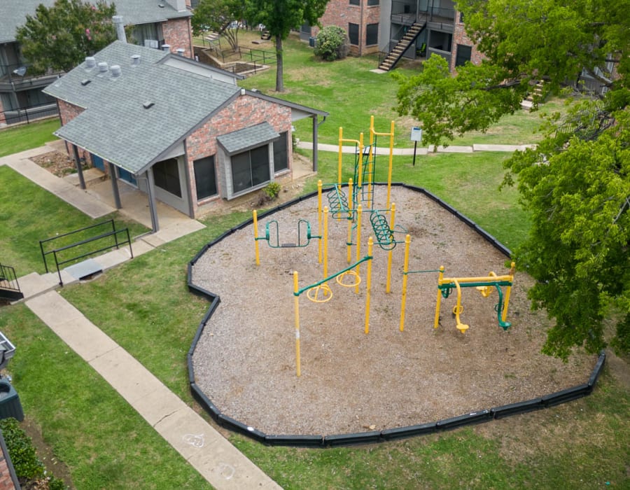 Children's playground at The Carling on Frankford in Carrollton, Texas