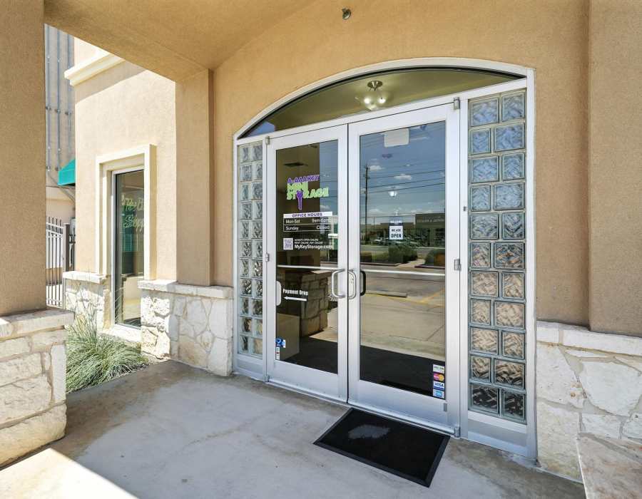 Entryway to indoor units at A-AAAKey - Potranco in San Antonio, Texas