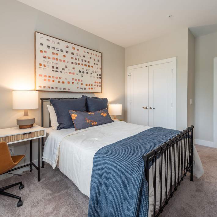 Masters bedroom at Attain at Towne Centre in Fredericksburg, Virginia