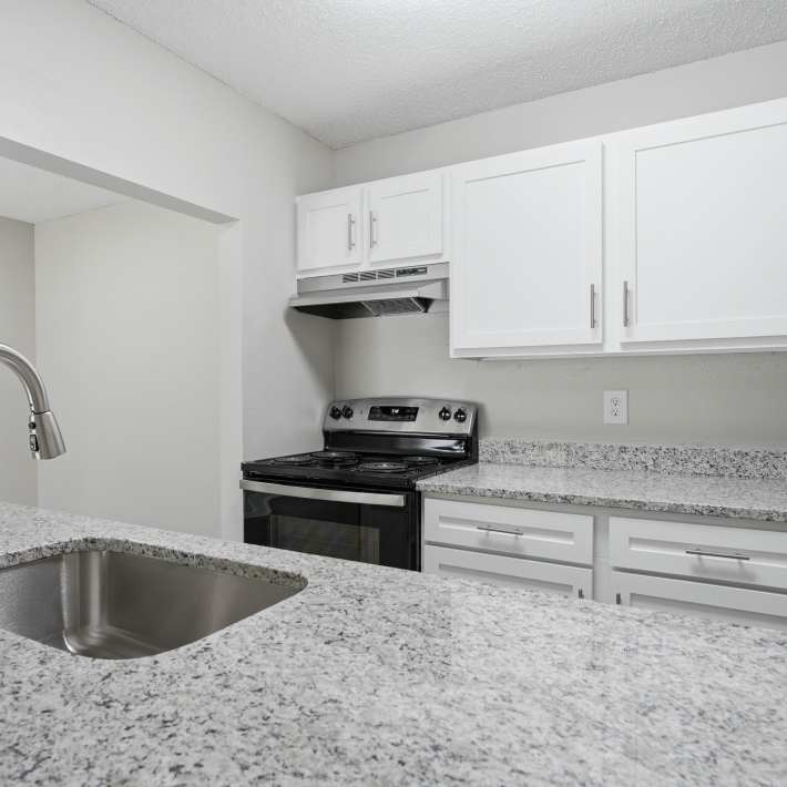 Granite kitchen counters  at Rockwood Park, North Chesterfield, Virginia