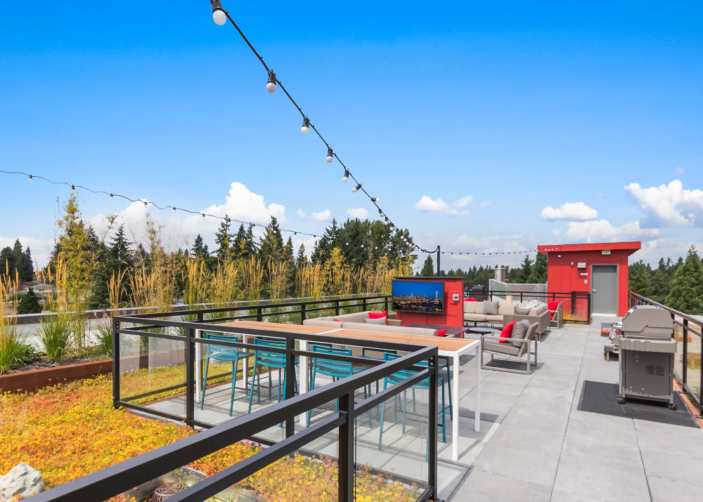 Rooftop view of Tria Apartments in Newcastle