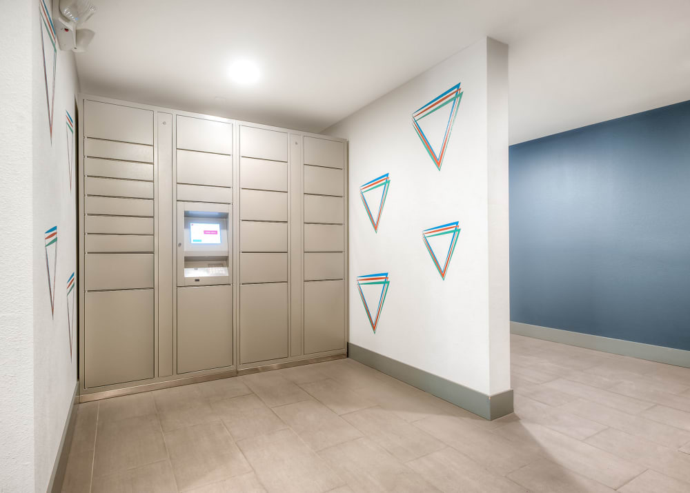 24-Hour Package lockers at Tria Apartments in Newcastle, WA