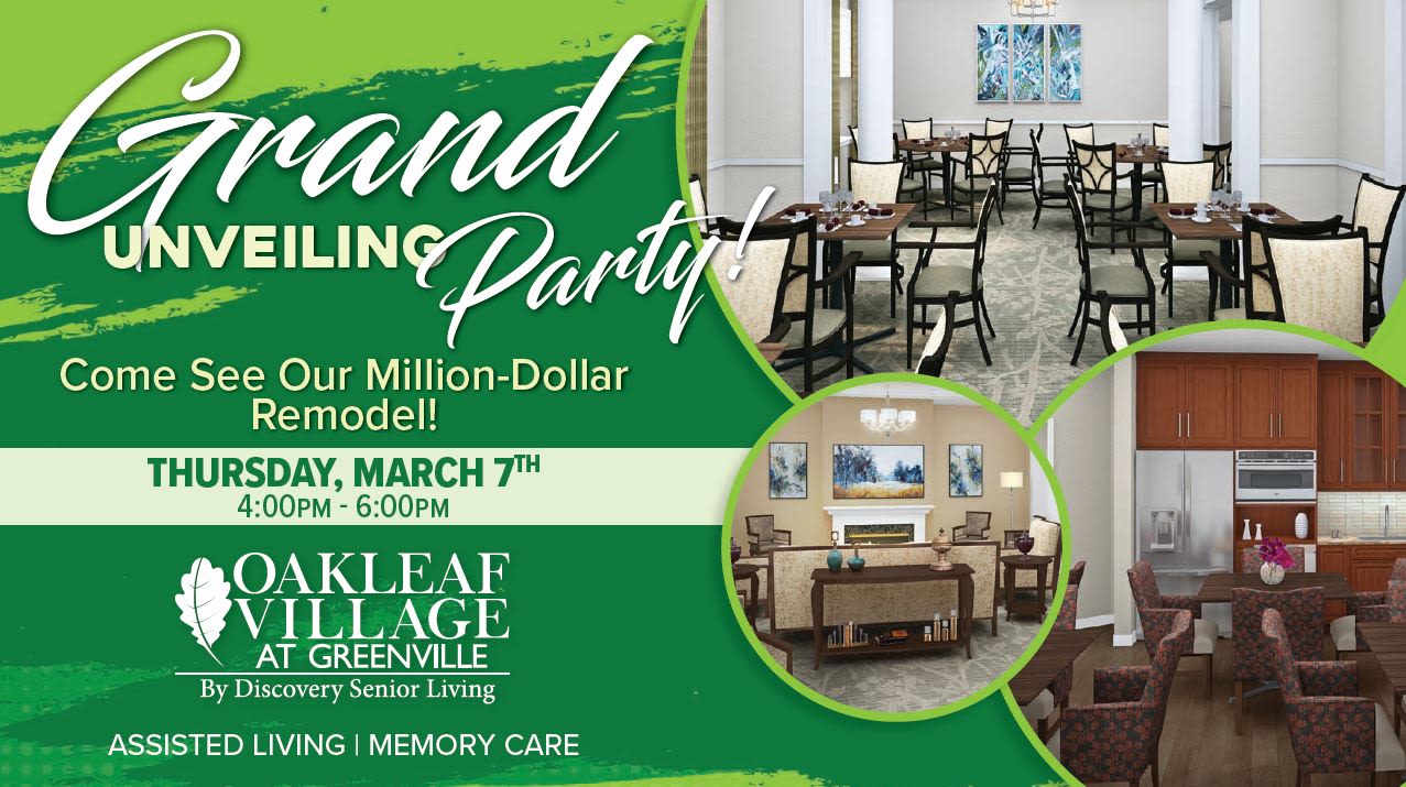 Senior living in Greer with a wonderful clubhouse and amenities