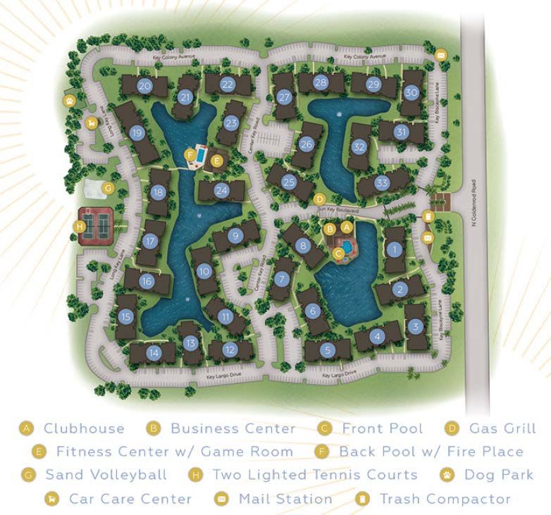 Site Plan at Solis At Winter Park in Winter Park, Florida