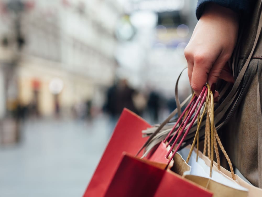 Resident shopping near Capital Place in Phoenix, Arizona