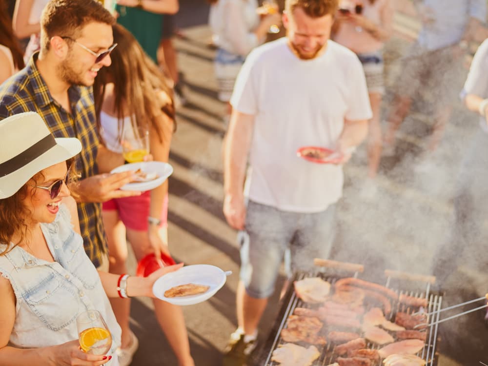 Residents enjoying a weekend barbecue near The Maxx 159 in Goodyear, Arizona