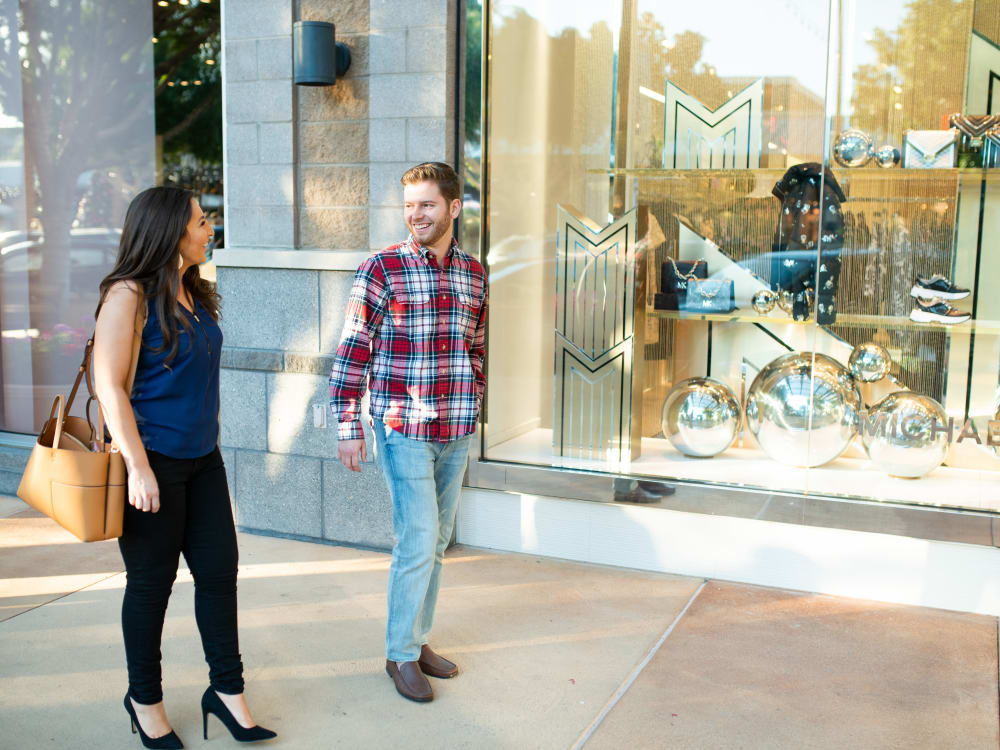 Residents out shopping near Stone Oaks in Chandler, Arizona