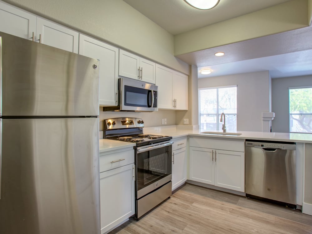 Kitchen at The Retreat Apartments in Phoenix, Arizona