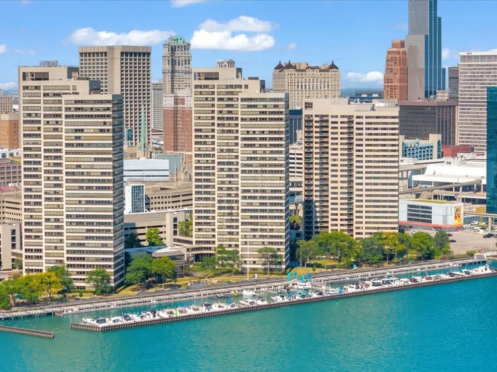 Riverfront Towers in Detroit, 