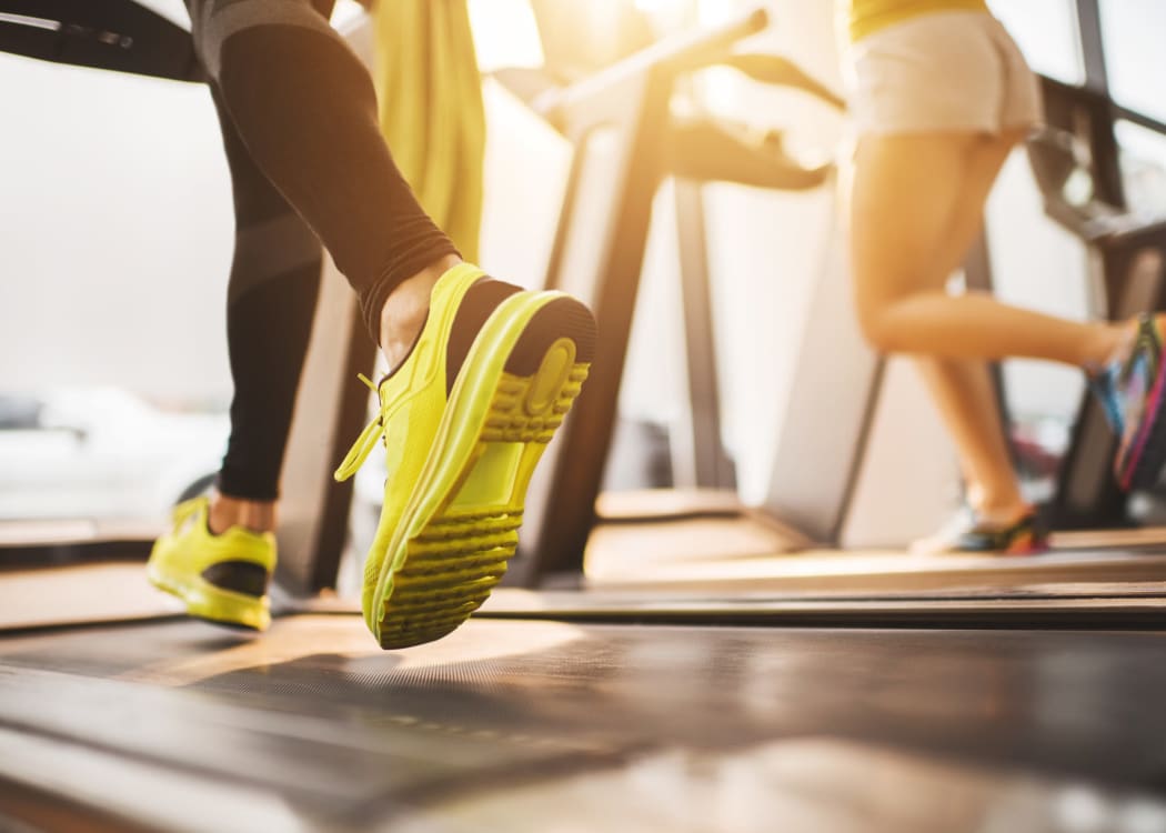 Stay healthy in the Courtyard Centre Apartments fitness center in Reno, Nevada