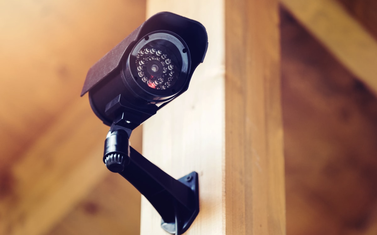 Camera surveillance at a Best American Storage location