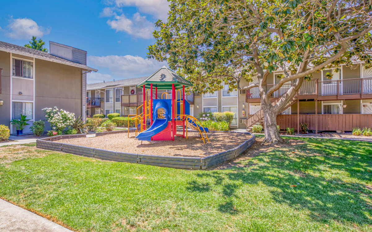 Play area at Orchard Glen Apartments in San Jose, California