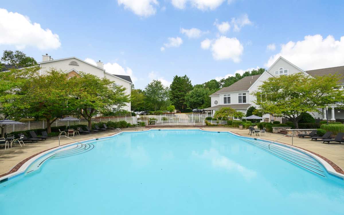Large resort style pool at Woods of Marlton in Upper Marlboro, Maryland