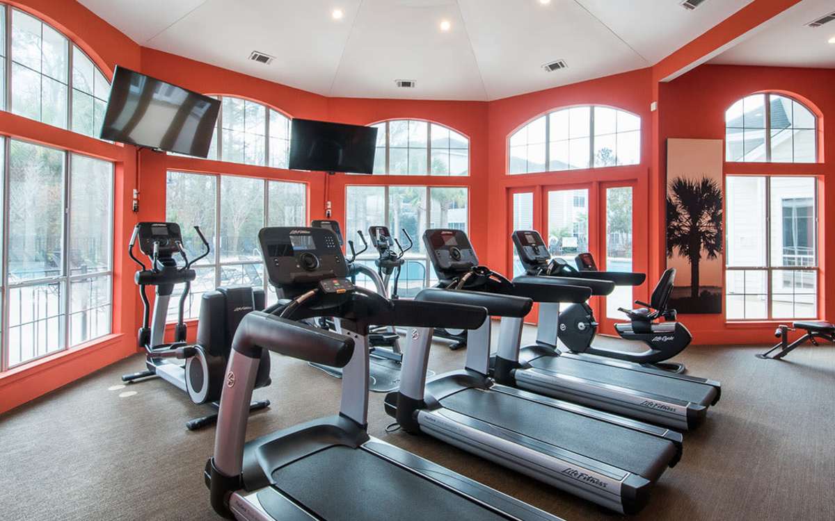 Fitness center at Heron Reserve in Charleston, South Carolina