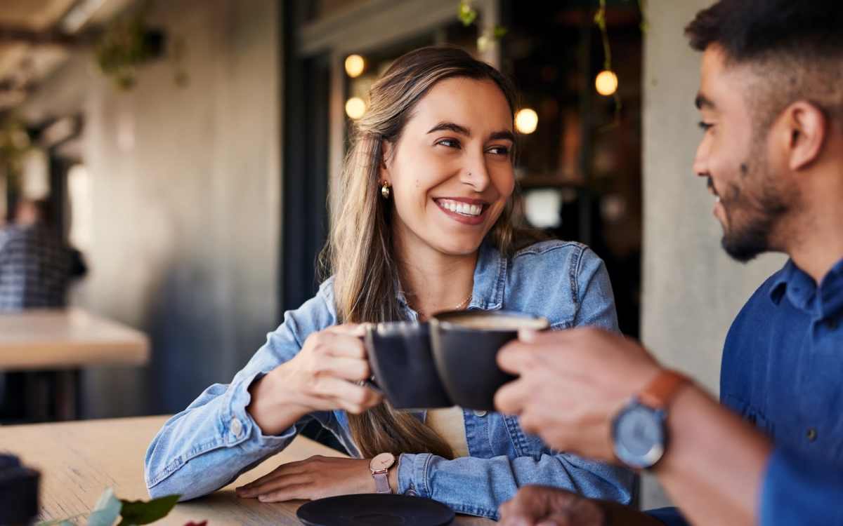 Coffee cheers at San Cierra in Houston, Texas