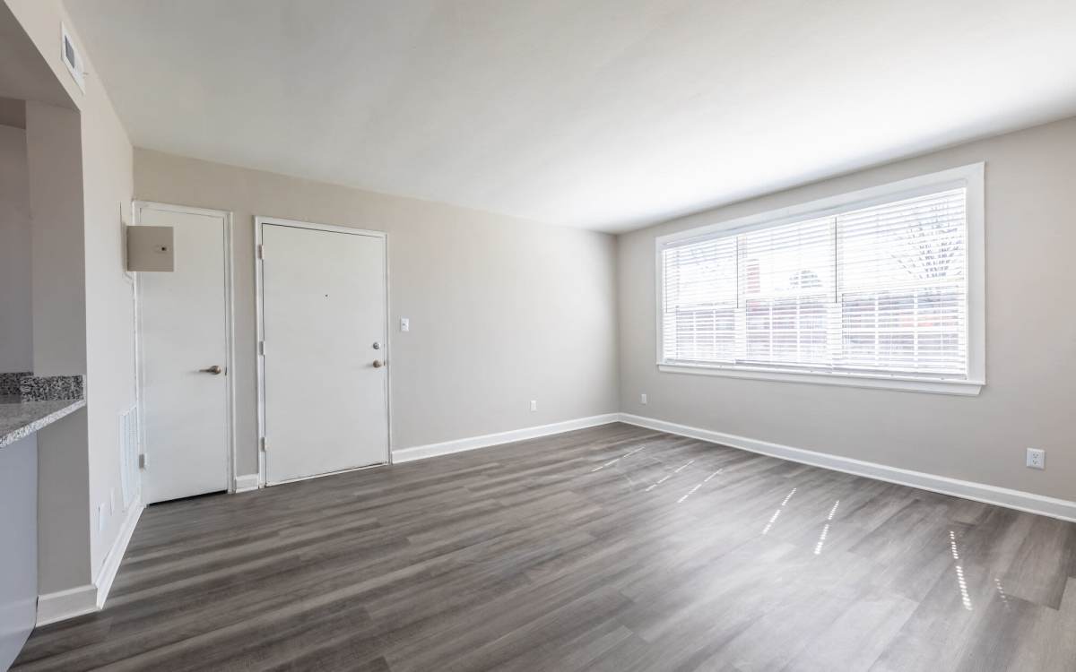 Well-lit apartment space at Parkwood Manor in Norfolk, Virginia