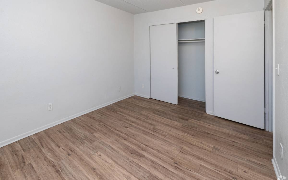 Wood-style flooring at Monaco Arms in Jacksonville, Florida