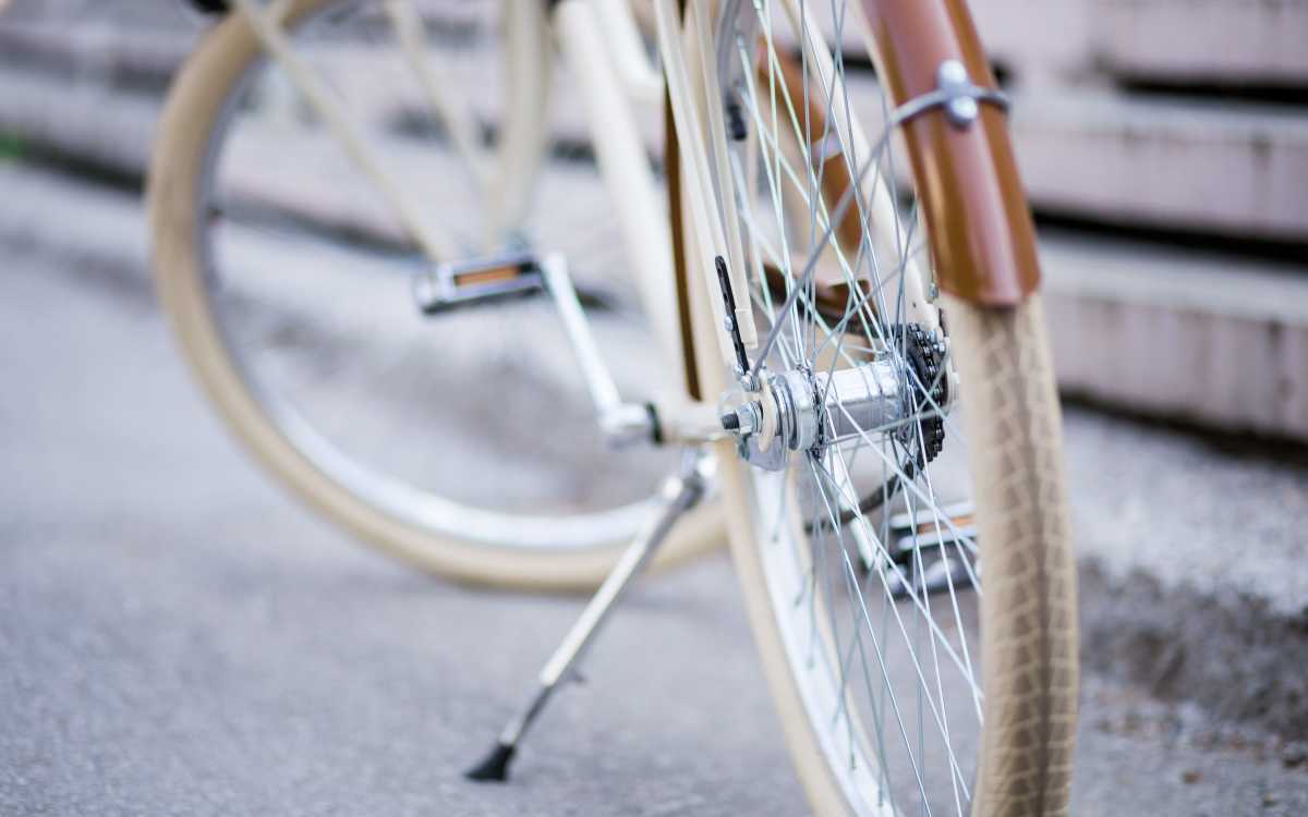 Residents commuting to work by bike and skateboard at White Oaks West in Gates, New York