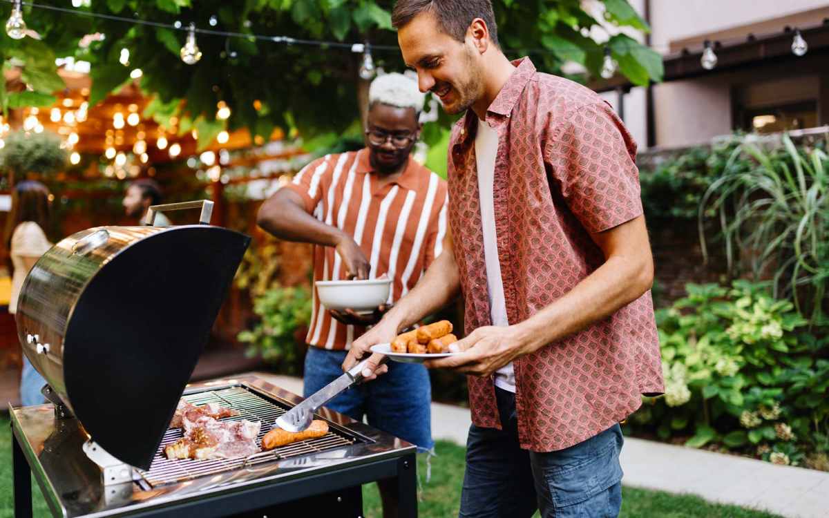 Residents commuting to work by bike and skateboard at Pittsford Village Estates in Pittsford, New York 