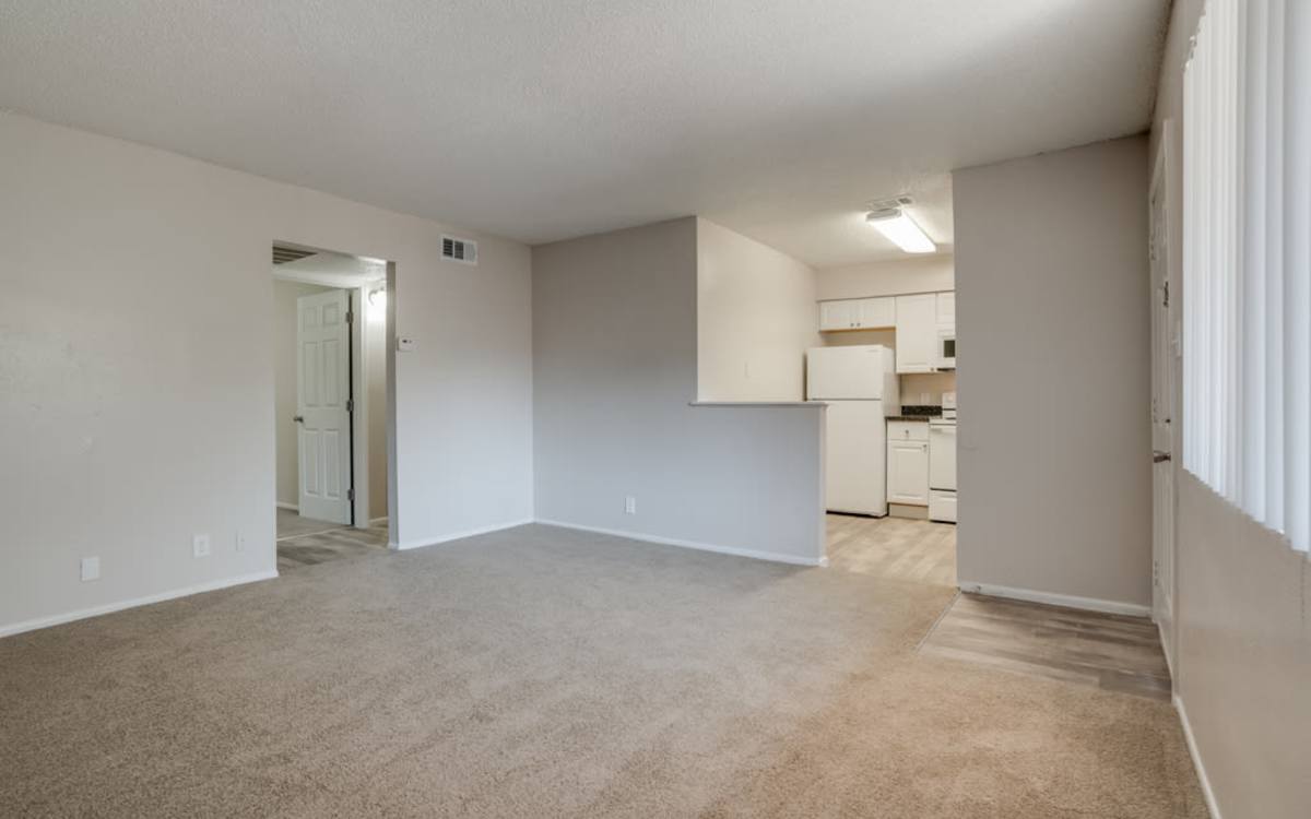 Interior of family room at Dakota Apartments