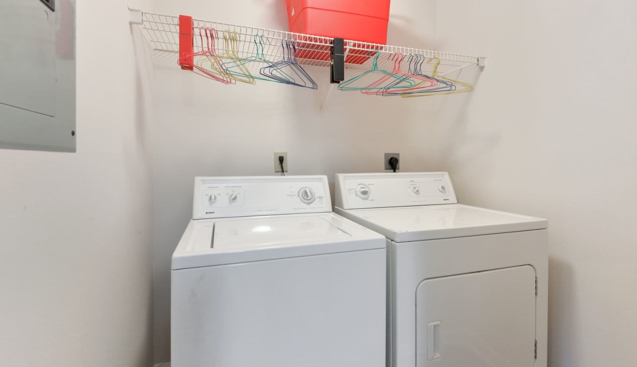 In-home washer and dryer at Carrington Point in Douglasville, Georgia