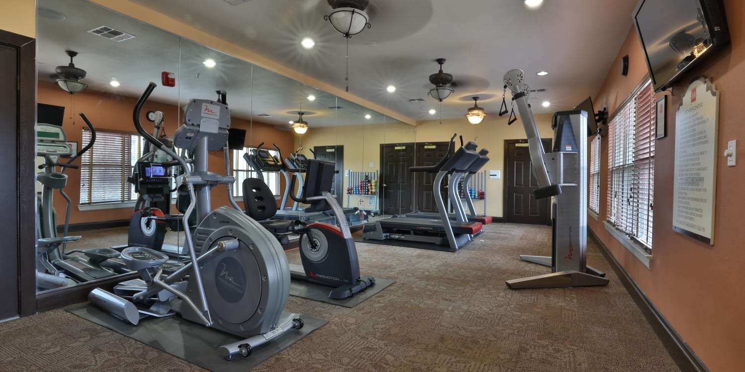 Fitness Center at Mariposa at Hunter Road in San Marcos, Texas