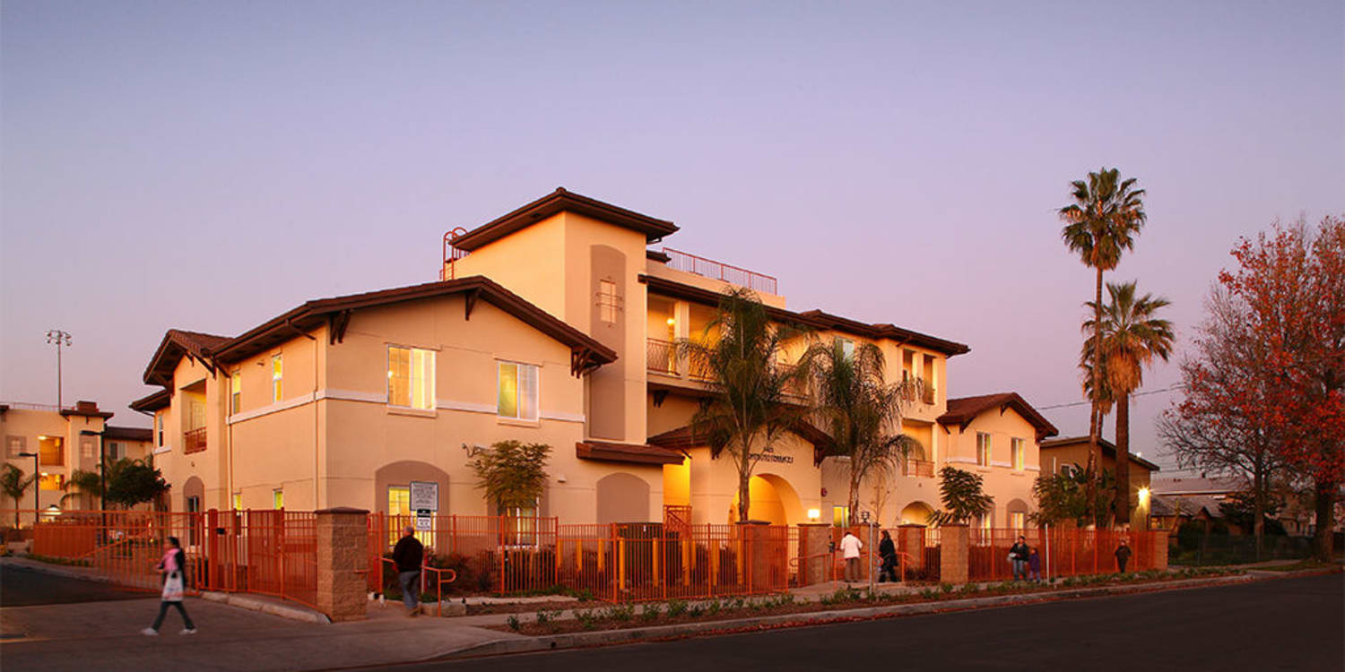 Exterior building at Montecito Terraces in Panorama City, California