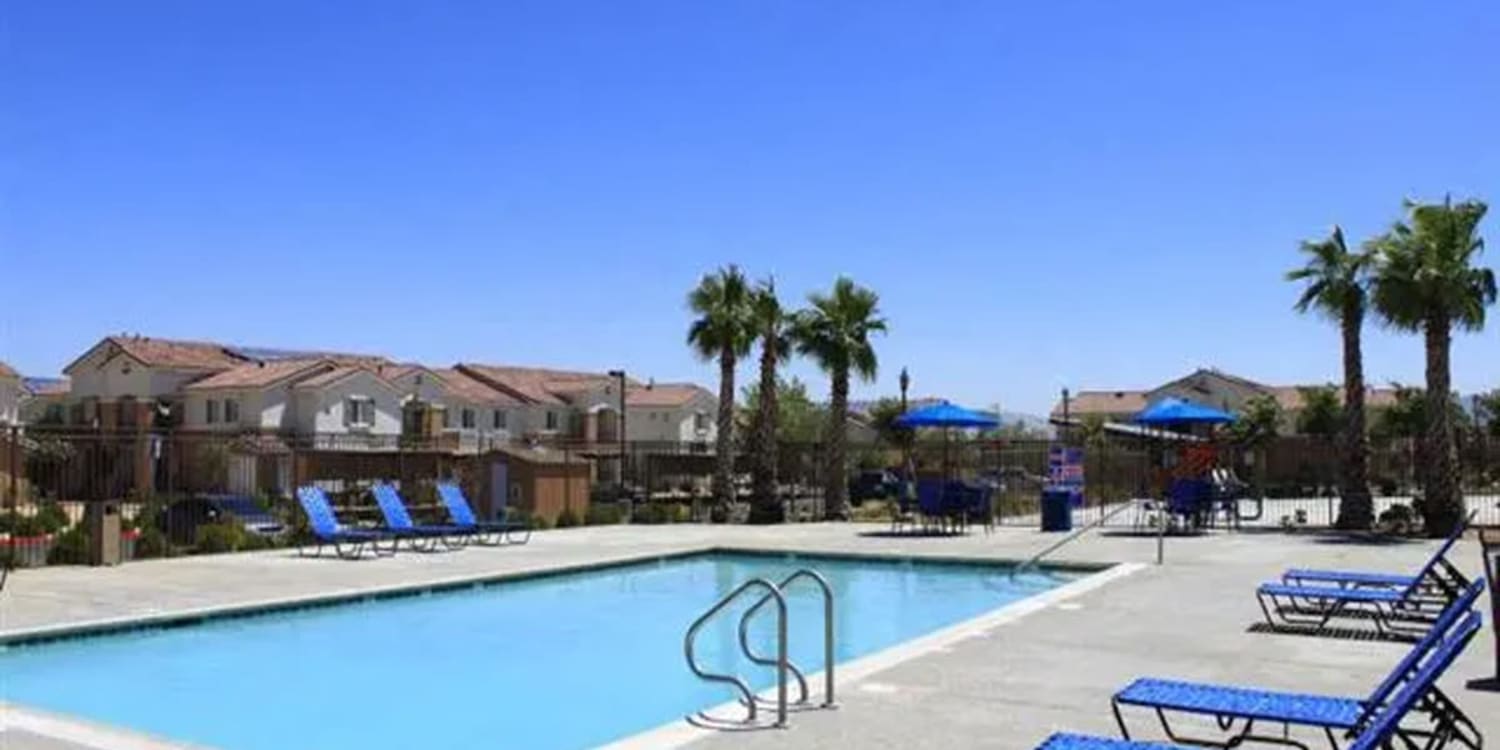 Our beautiful swimming pool at Casa Bella in Victorville, California