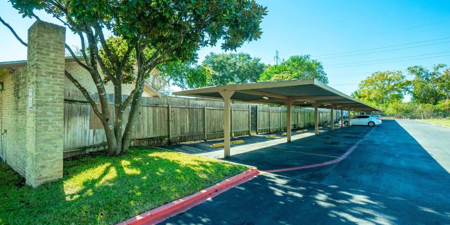 Parking at Gold Talon in Universal City, Texas