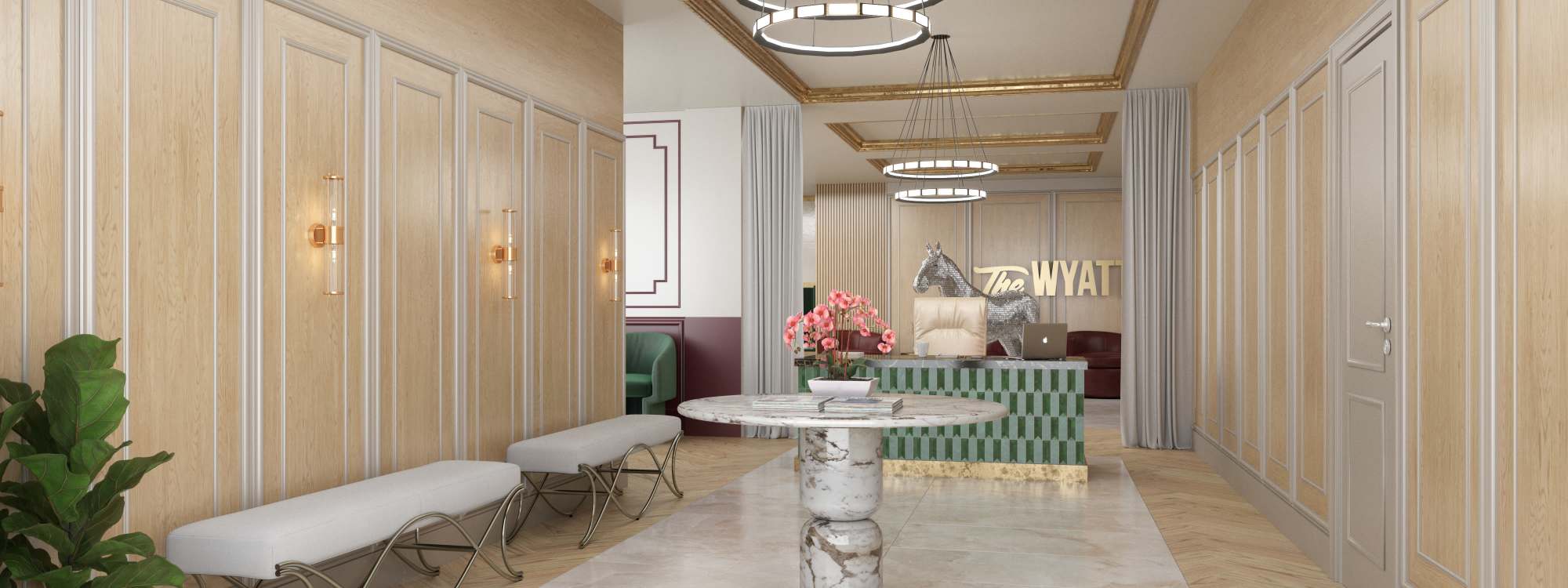 Student apartments at The Wyatt in Lexington, Kentucky