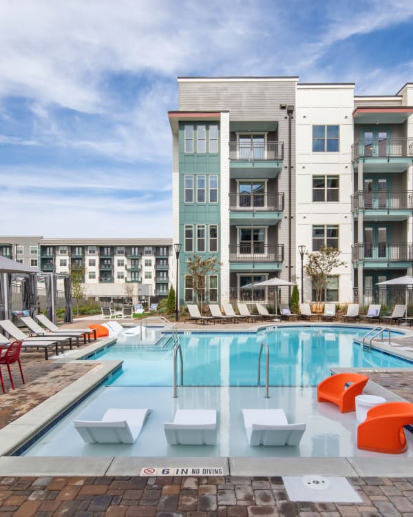 Resort-style swimming pool at The Local | Apartments in Sugar Hill, Georgia