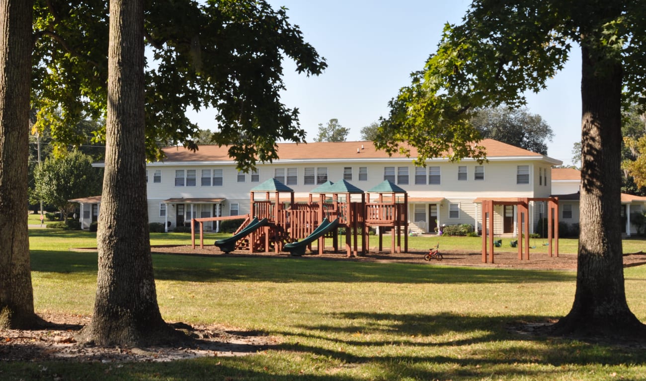 Park for kids at St. Johns Landing Apartments in Green Cove Springs, Florida