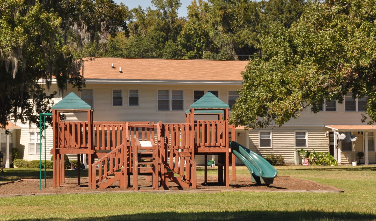 Full sized playground at St. Johns Landing Apartments in Green Cove Springs, Florida
