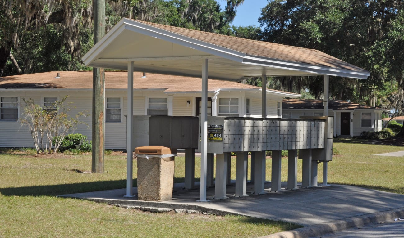 Mailboxes at St. Johns Landing Apartments in Green Cove Springs, Florida