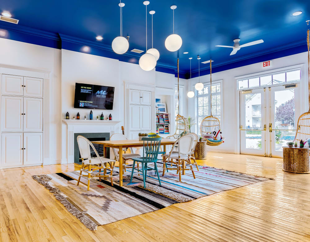 Community clubhouse at Eagle Rock Apartments at Freehold in Freehold, New Jersey