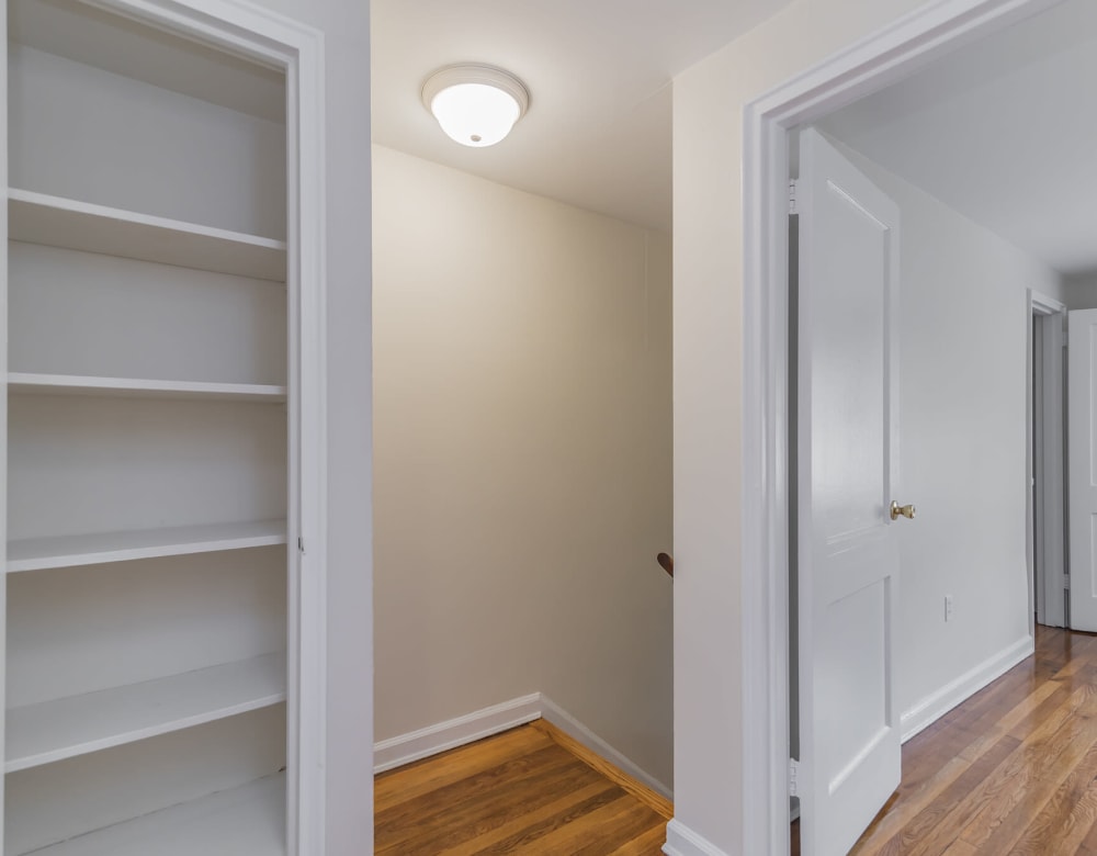 entry to bedroom at West Gate Townhomes in New Haven, Connecticut